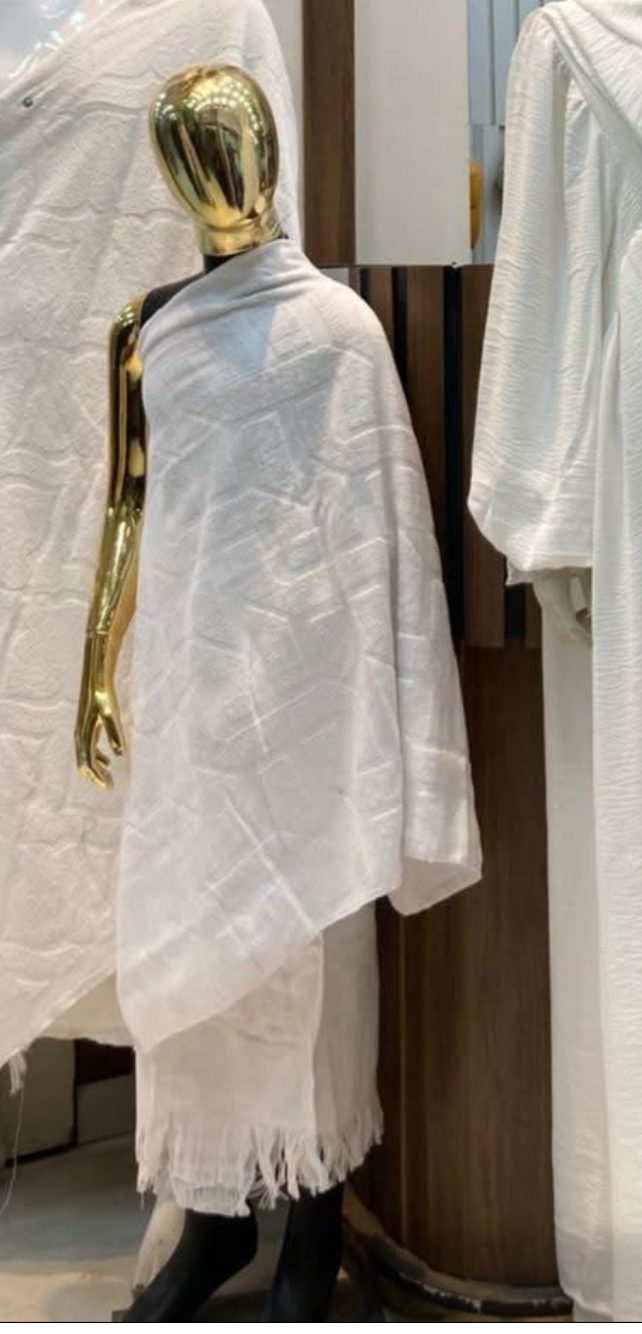 Cotton Ihram garment display